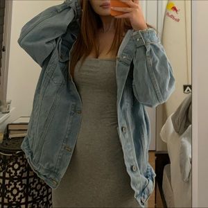 brandy melville oversized denim jacket